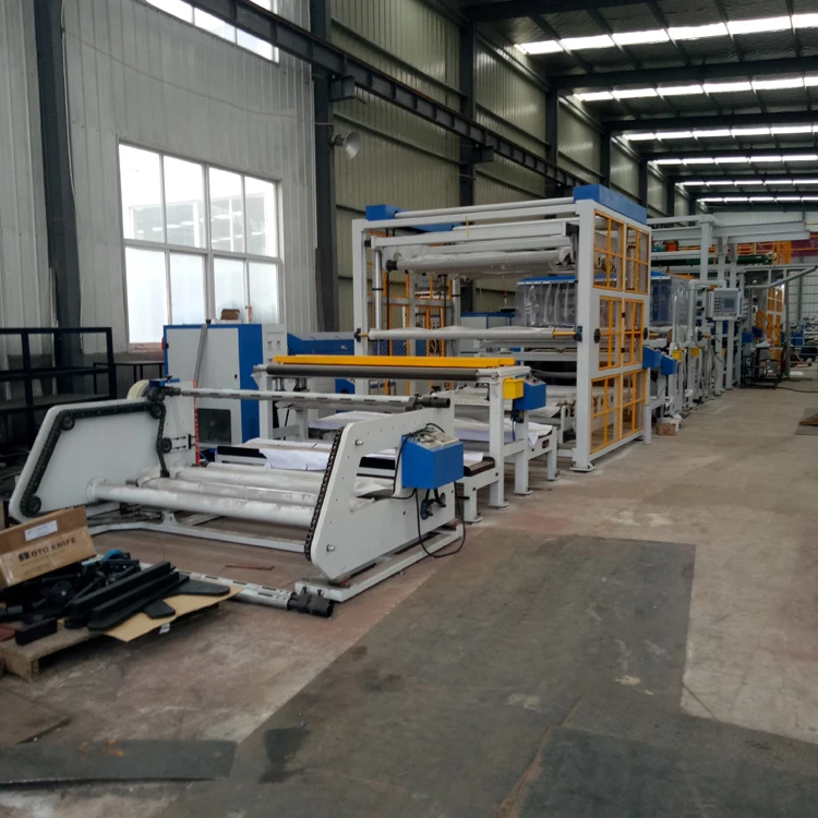 Self adhesive HDPE waterproofing membrane machine waterproofing membrane production line