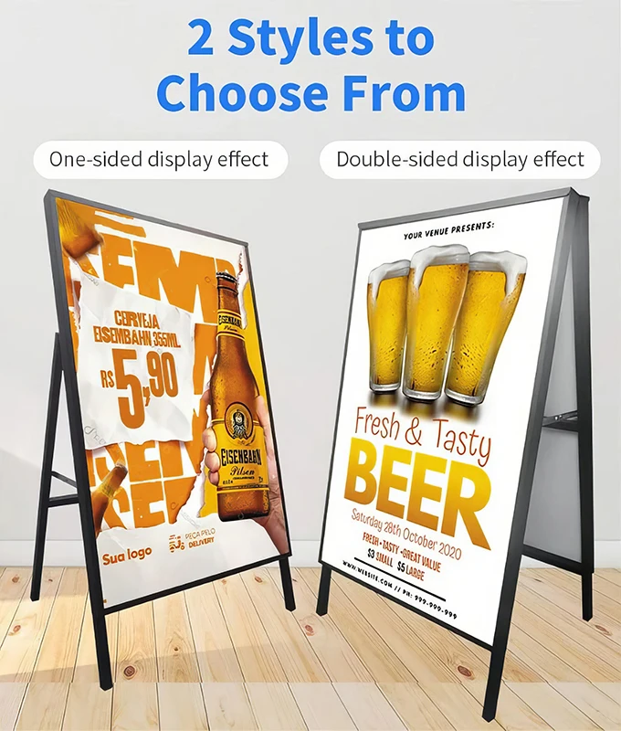A4 Ultra Slim LED Drawing Light Box Advertising Lightbox Aluminum Frame Glass Light Box For Poster Display
