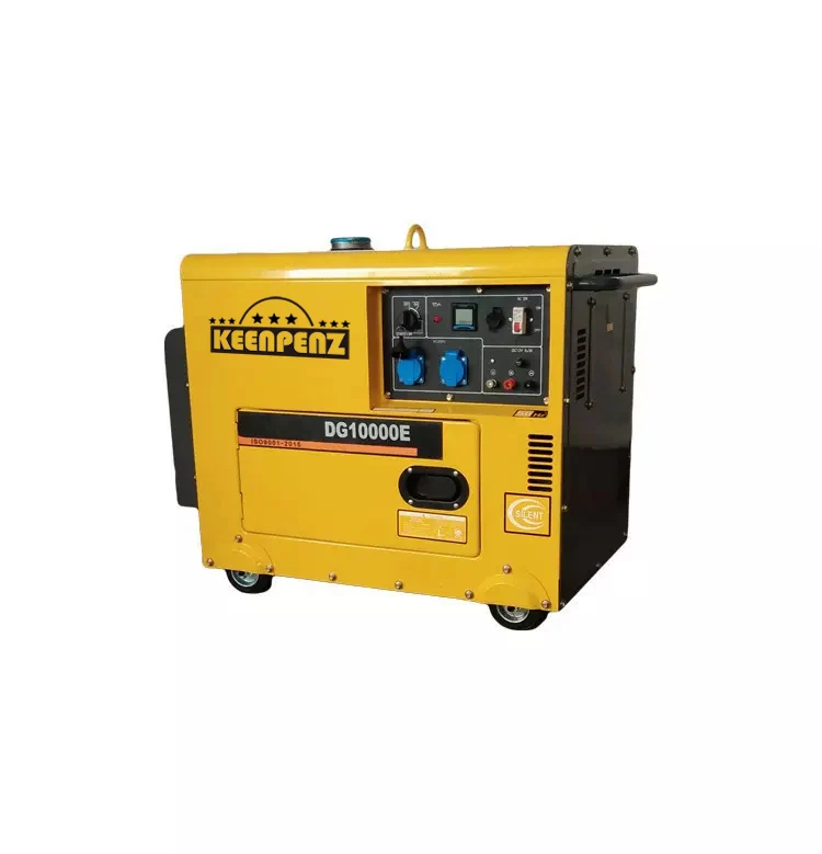 2021 Promotional compact design 8kva 8kw silent stirling engine diesel generator DG10000S for emergency power supply
