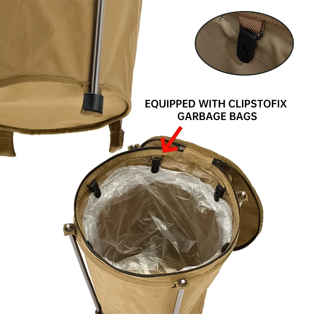 Cheap Well Sell Outdoor Light weight Trash Can Storage bucket for Camping