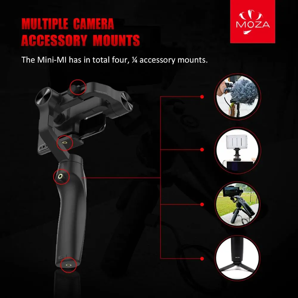 High Quality Moza Mini Gimbal Mini-Mi Mobile Phone Stabilizer