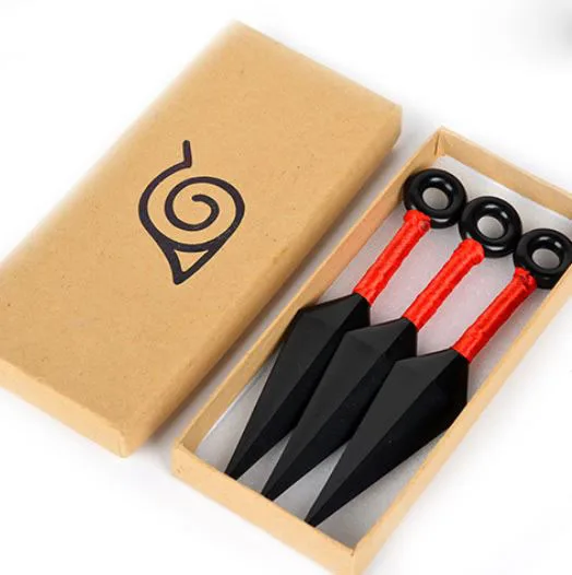 Ninja Tools Light ABS Weapon Metal Kunai  Shinobi Toy Cosplay Weapon Sword Figure Toys Model