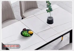 Factory wholesale modern simple slate table small family convertible folding table chair