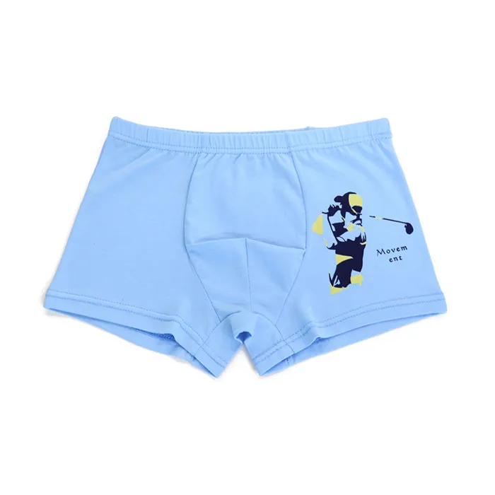 
RTS 4-12 Years Qute Printing Organic Cotton Baby Boy Underwear Children Underwear Boy Models Underwear Kids Boy 