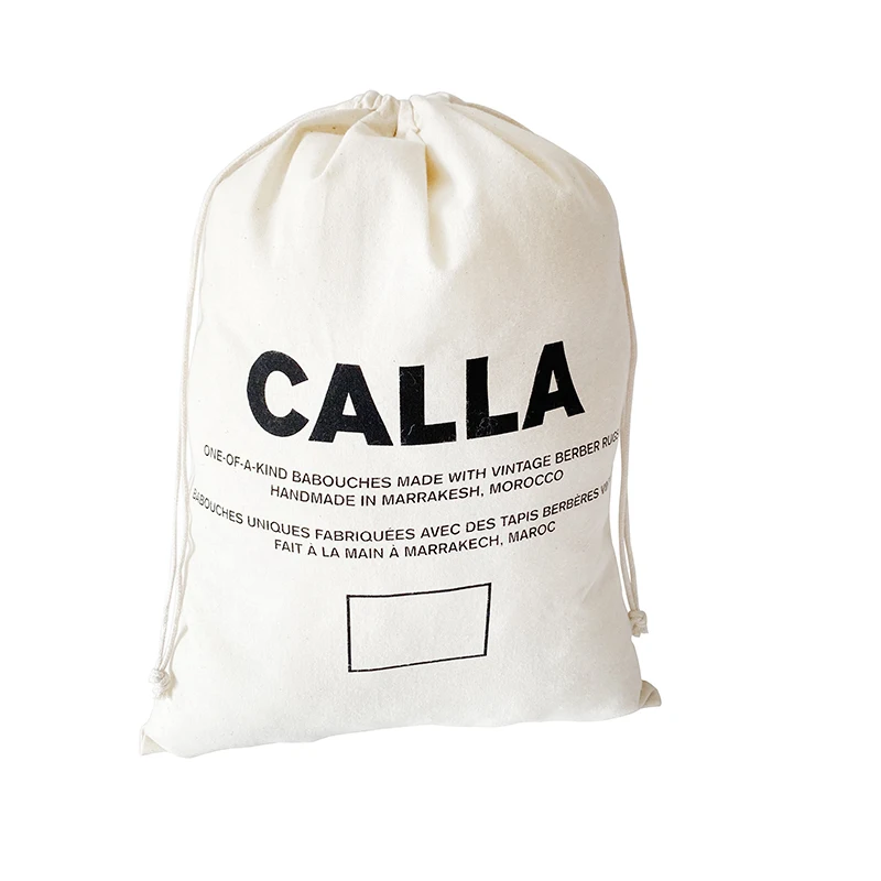 Изготовленным на заказ логосом 30x40 см натуральный Drawstring хлопка Нижнее белье сумки для хранения для защиты от пыли