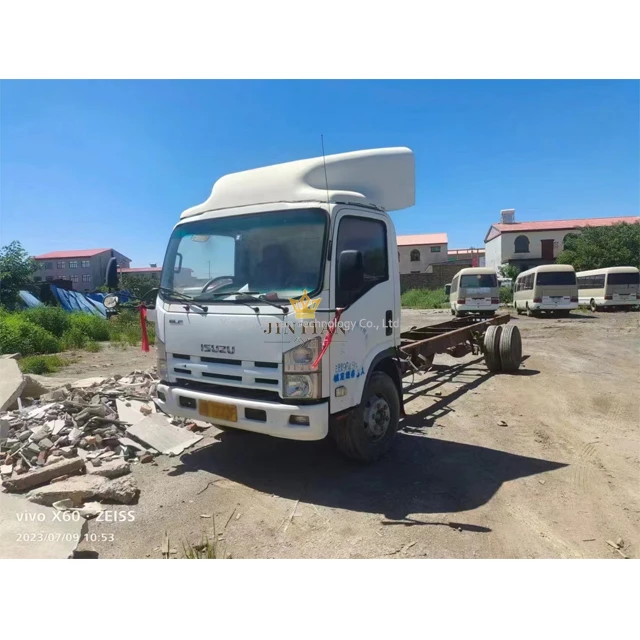 Used ELF Chassis truck diesel engine 4HK1 cargo trucks for sale