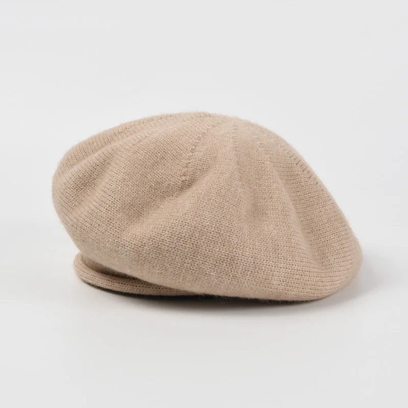 Fashion Felt Knitted Beret Hat Women Cap Female Ladies Beanie Beret Girls for Spring and Autumn