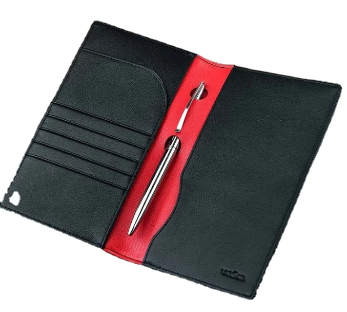 PU Leather rfid blocking passport holder faux leather travel ticket holder