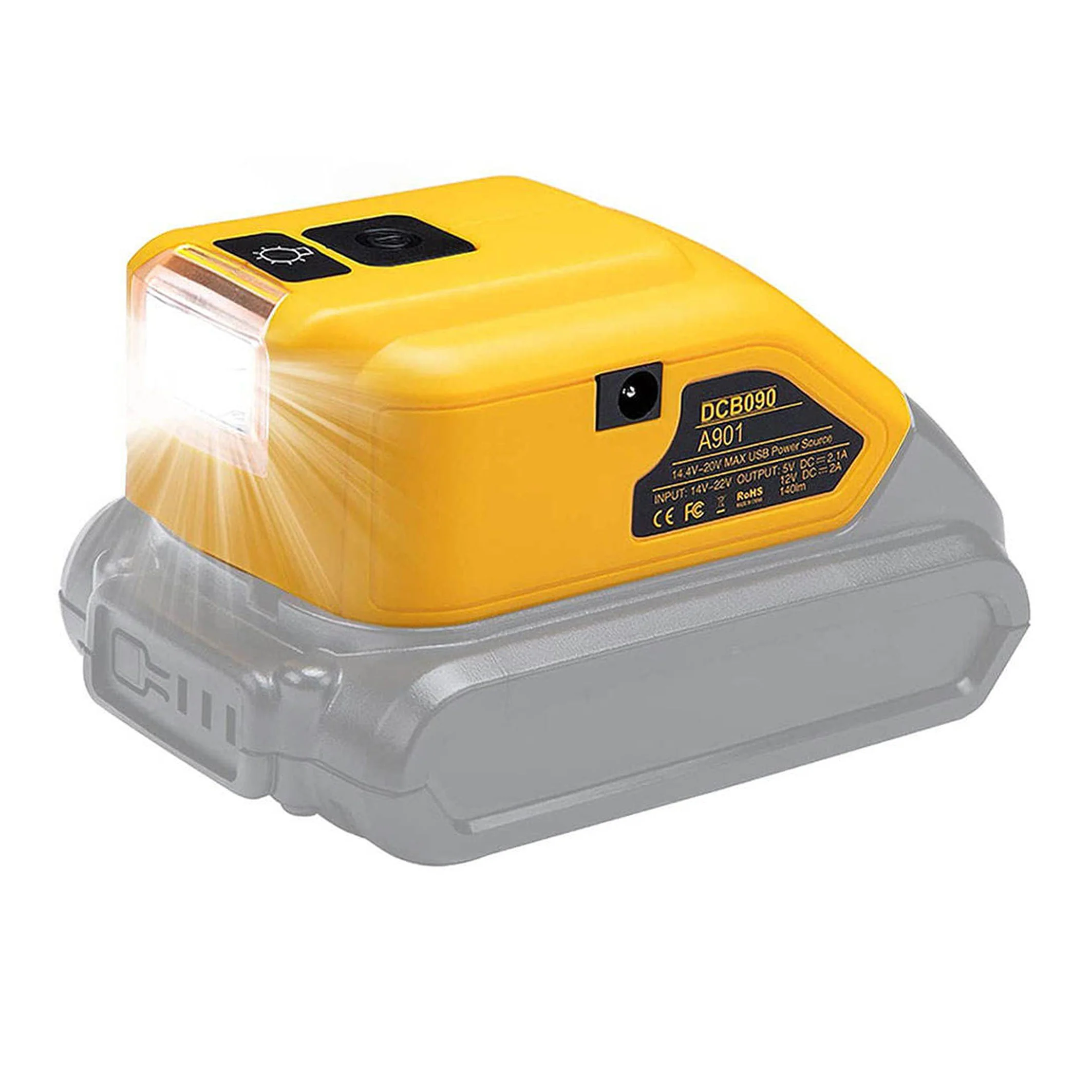 Hot Sell Replacement For Dewalt Battery Charger Max Usb Flash Charger Dewalt Dcb090 Suit For 12v/ 20v Max Lithium-ion Battery