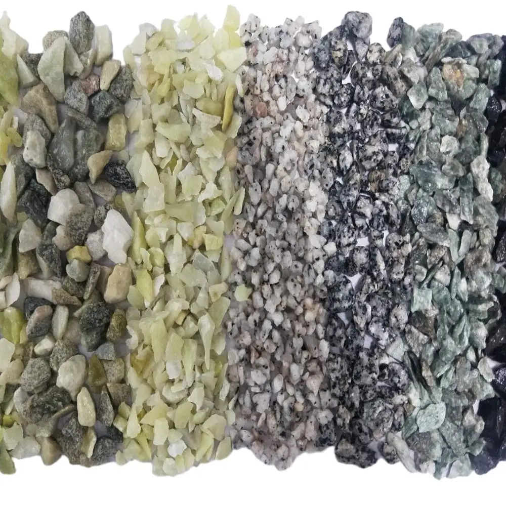 Multi-Color Crushed Stone Gravel for Building Concrete Marble Grey Flooring Terrazzo Tile & Aggregate-for Construction Projects