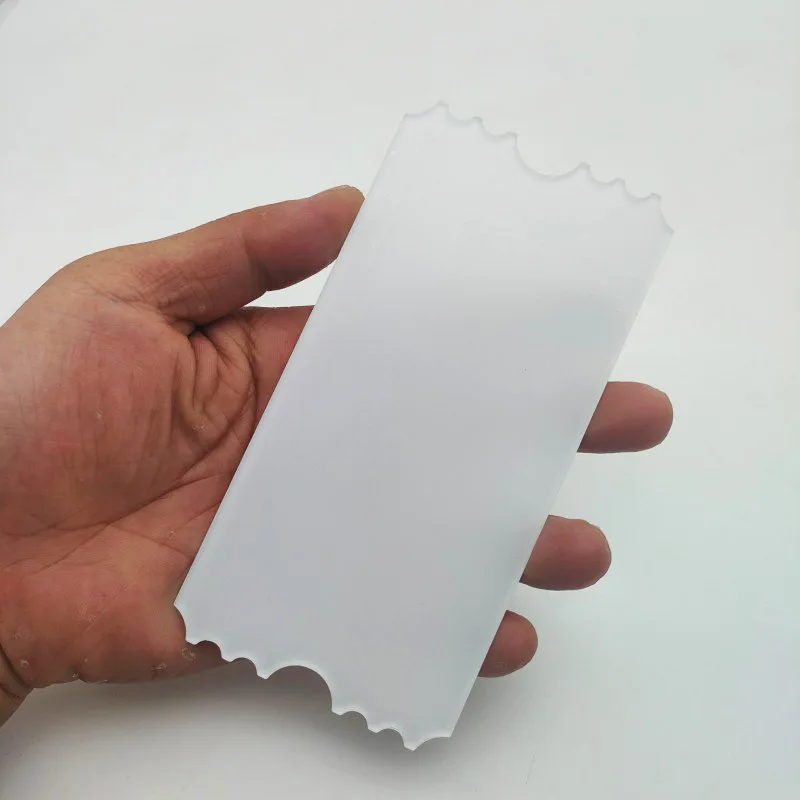 Custom Acrylic Sublimation Blank Concert Tickets Creative Gifts 3mm Single Side Heat Transfer Blank Ticket for DIY Crafting