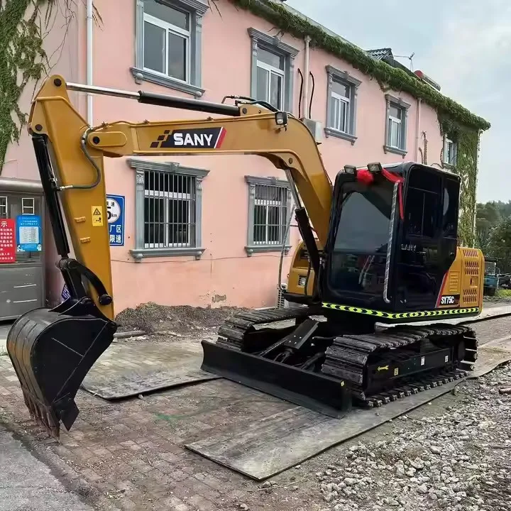 SANY Mini Crawler Excavator SY75-8 Komatsu Model Cat Kubota Isuzu KOMTRON Motor 5-7 Ton Operating Weight Core Pump Gear Motor