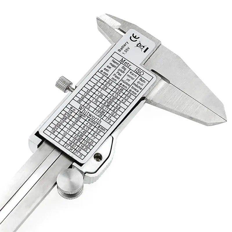 150mm 6 inch Stainless Steel hardened Electronic Digital Caliper Digital Vernier Caliper