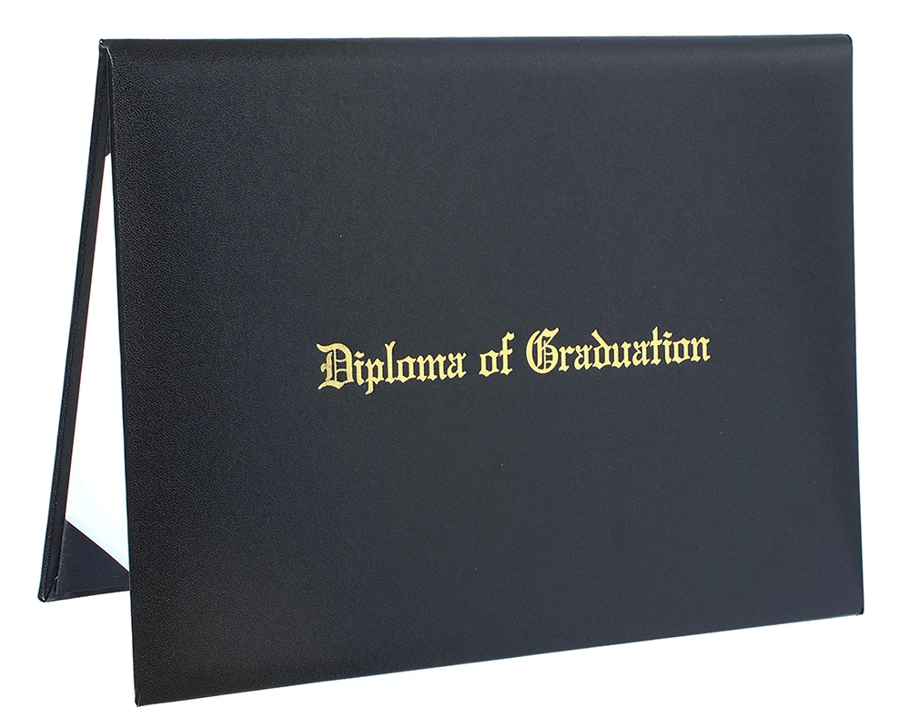 
Diploma Cover With Foil Customized Emboss/gold,silver foil Certificate Cover 