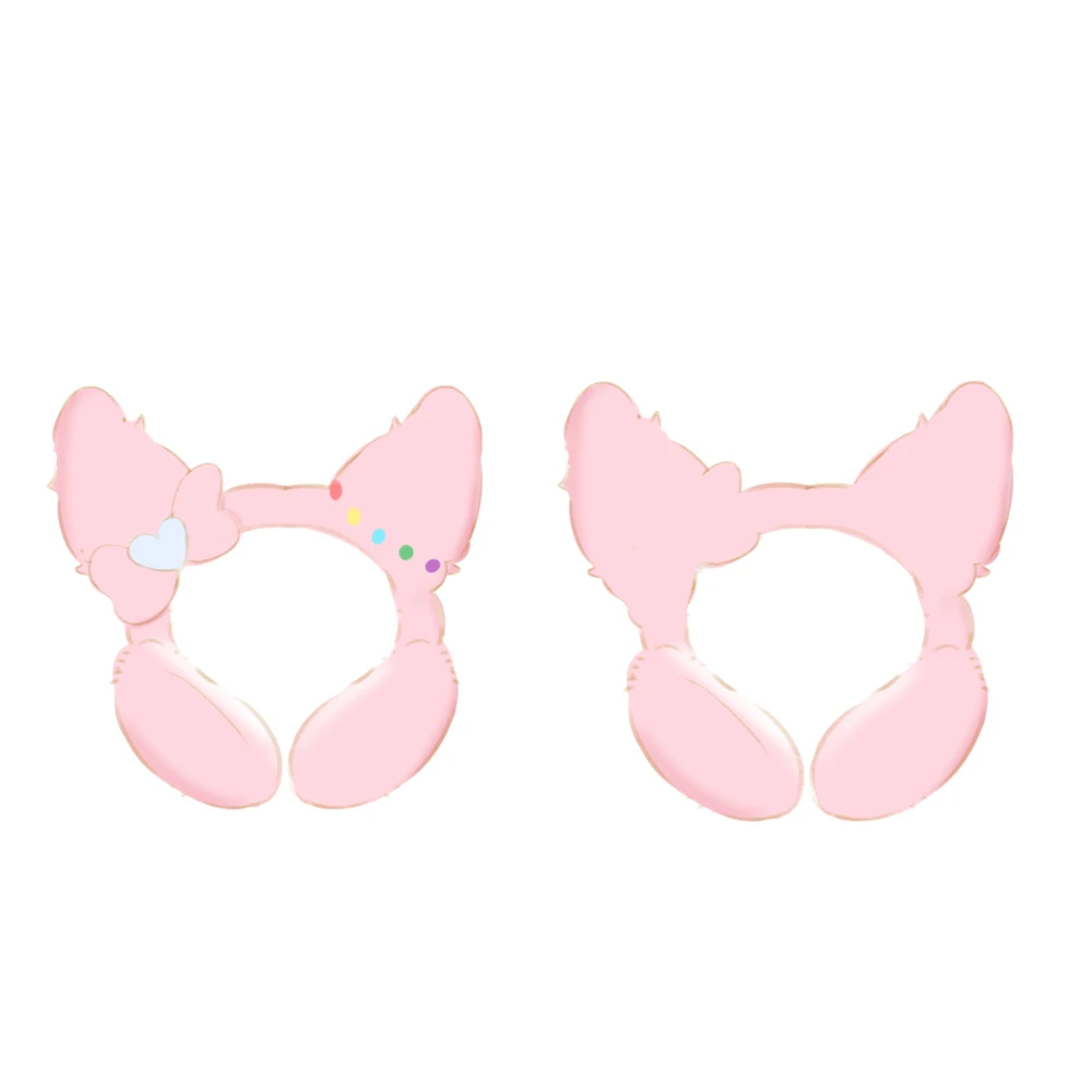 Набивные плюшевые наушники в форме лисы из очень мягкого материала и наполнителя набивные животные на заказ