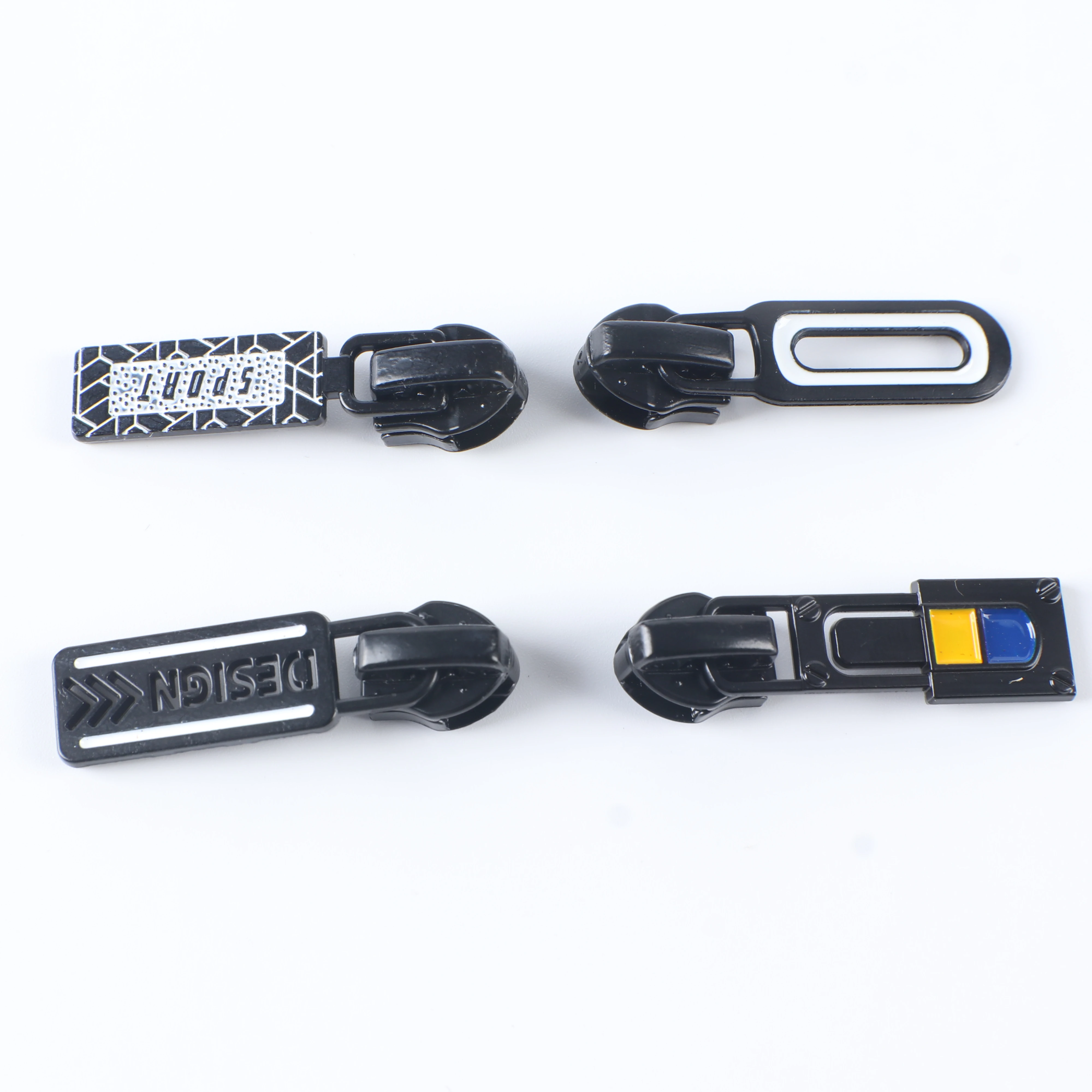 3# 5# Wholesale Price Custom Metal Zipper Puller High Quality Bag Zipper Puller Zipper Slider For Handbag