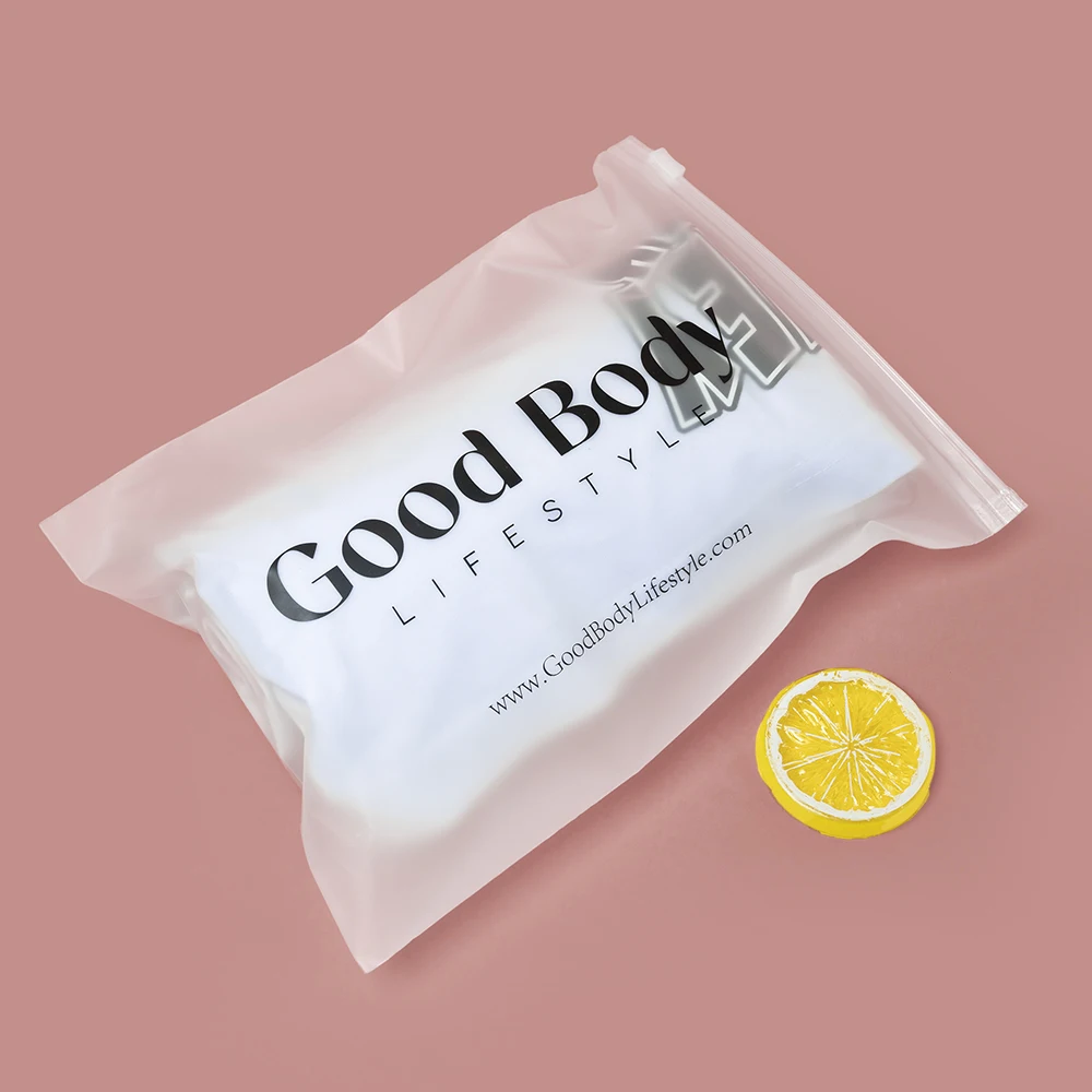 High Quality Hot Sale Zip Lock Bag Custom Design Recyclable Frosted and Transparent Bags With Logo