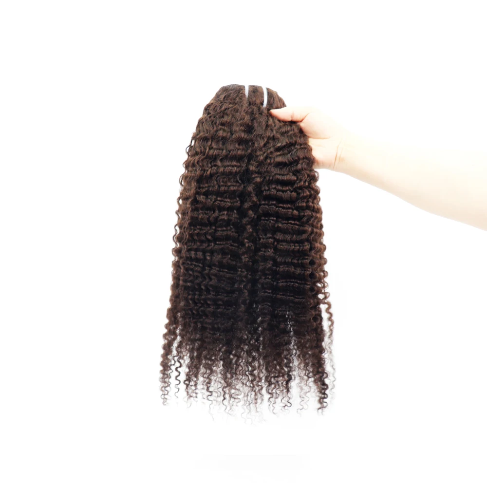 Clip in Premium Hair Extensions OEM ODM Hair Extention Afro Kinky Curly Vendor Raw Indian Hot Selling Straight 4a 4b 4c 1 Pack