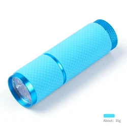 Батарея стиль портативный Сушилка для ногтей лак для ногтей Клей удлинение клей крепление горный хрусталь Мини фонарик лампа для ногтей