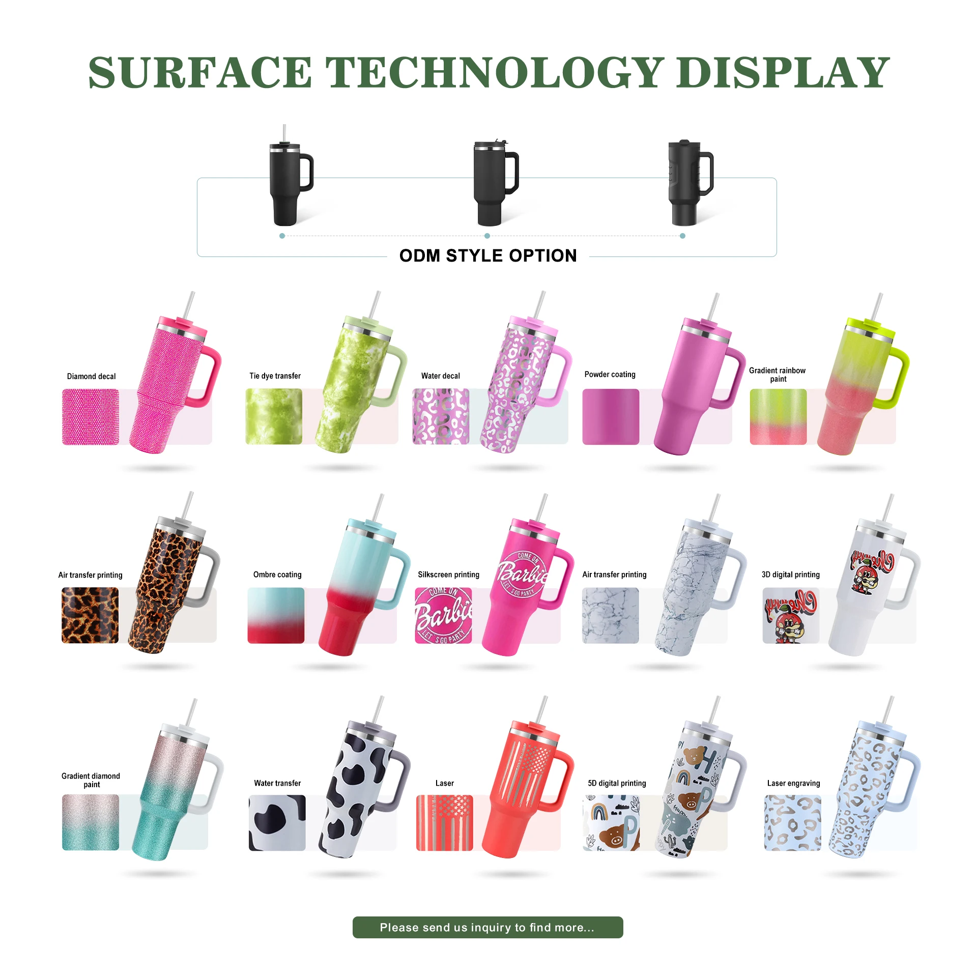 Best Selling 40oz Triple Layer Insulated Tumbler with Lid and Straw ,BPA and Lead Free,100% Leakproof 40oz Tumbler with Handle