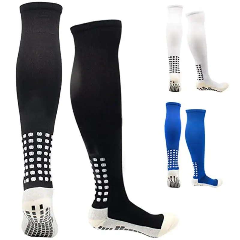 wholesale Professional Long Athletic Silica Gel Custom Design Football Grip Anti-slip Pro Soccer Socks