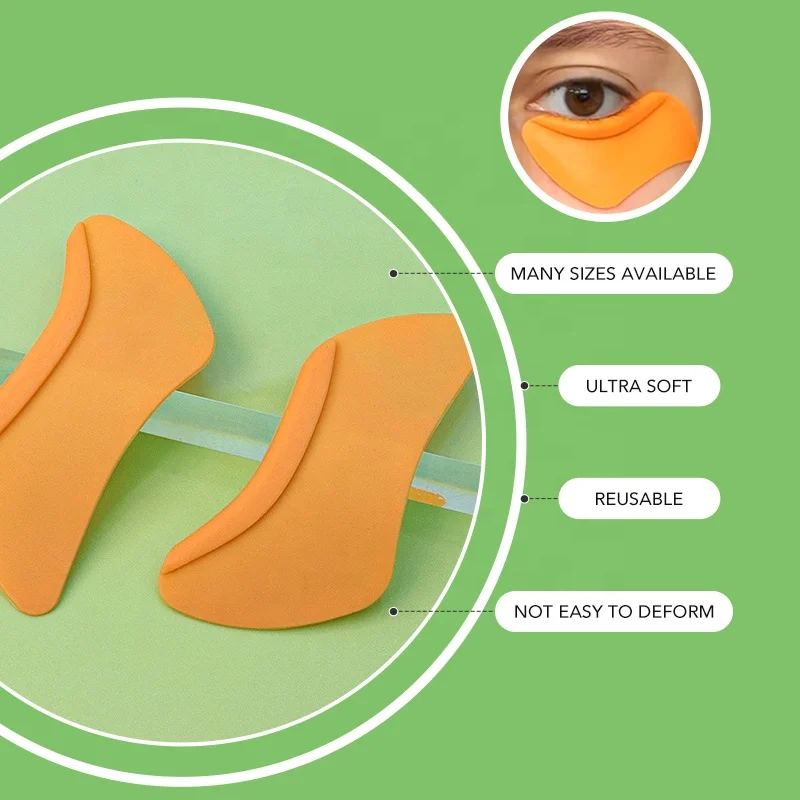 Self Sticky Low Eyelash Perm Silicone Pad Lash Lift Rod Ultra Thin Lash Perm Pad New Arrival Bottom Lash Lift Silicone Shield