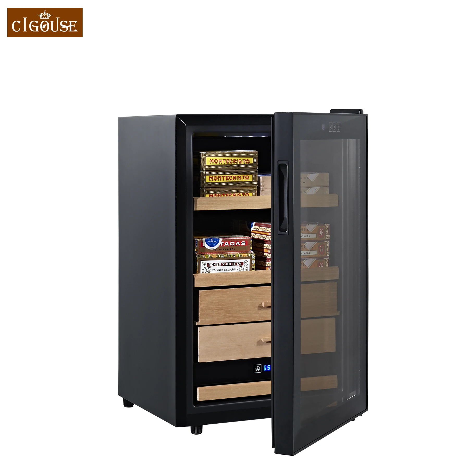 Noise-free CIGOUSE Thermoelectric Cigar Humidor NC65A