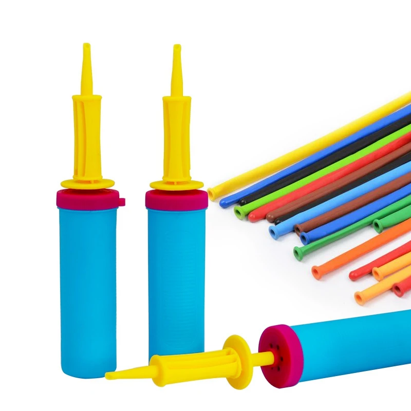 
Hot selling balloon inflator double action hand drive air pump for gym ball or balloons 