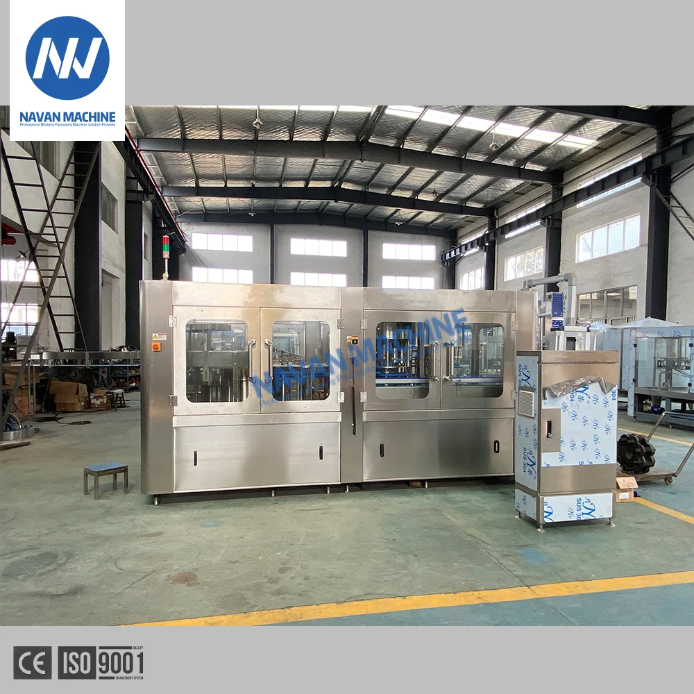 NAVAN High Speed Automatic PET Bottle 330ml  550ml Purified Mineral Pure Water Filling Machine
