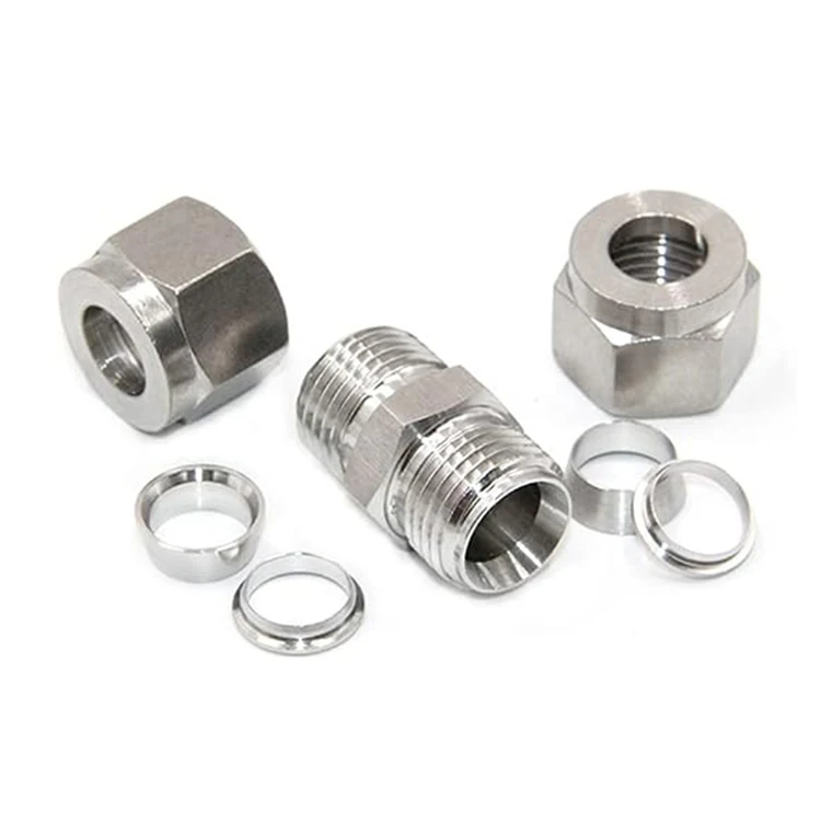 316 Stainless Steel Straight Union Connector Instrumentation Tubing Union Fitting Tube to Tube Union Size 1inh 6000psi