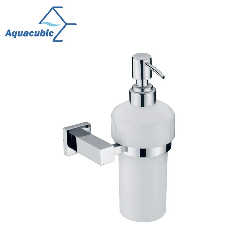 Aquacubic Chromed round Robe Hook Modern Home Hotel Bathroom Accessories Set