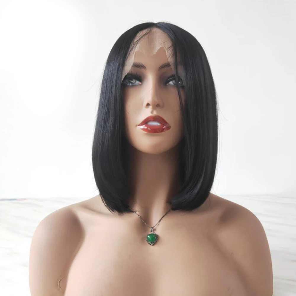 Lace Front Wigs Wholesale Vendors Human Hair Peruvian Cut Short Bob Glueless Hd Lace for Women Boy Frontal Bob