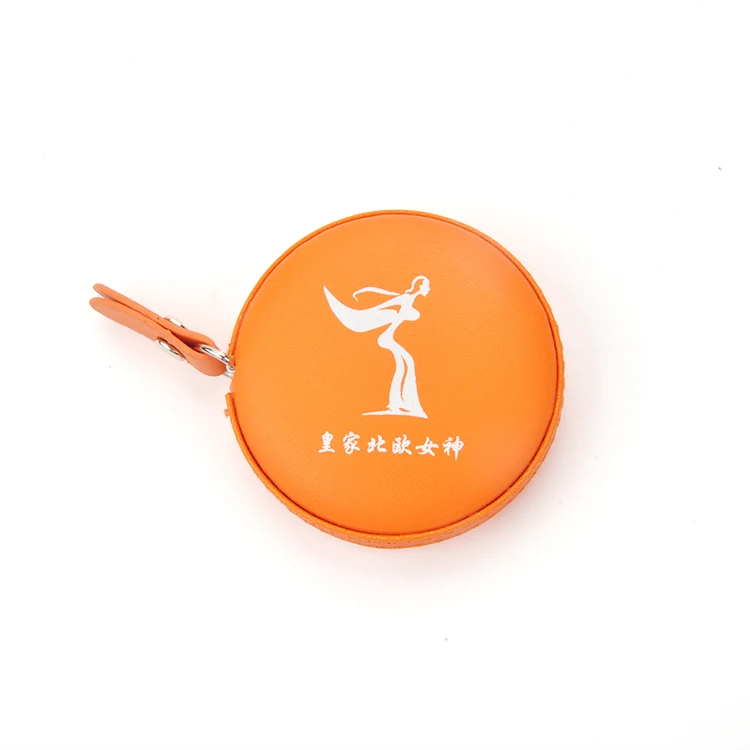 Promotion 150cm 60Inch Round Funy Mini Custom Retractable PU Leather Tailor Tape Measure With Printed Logo