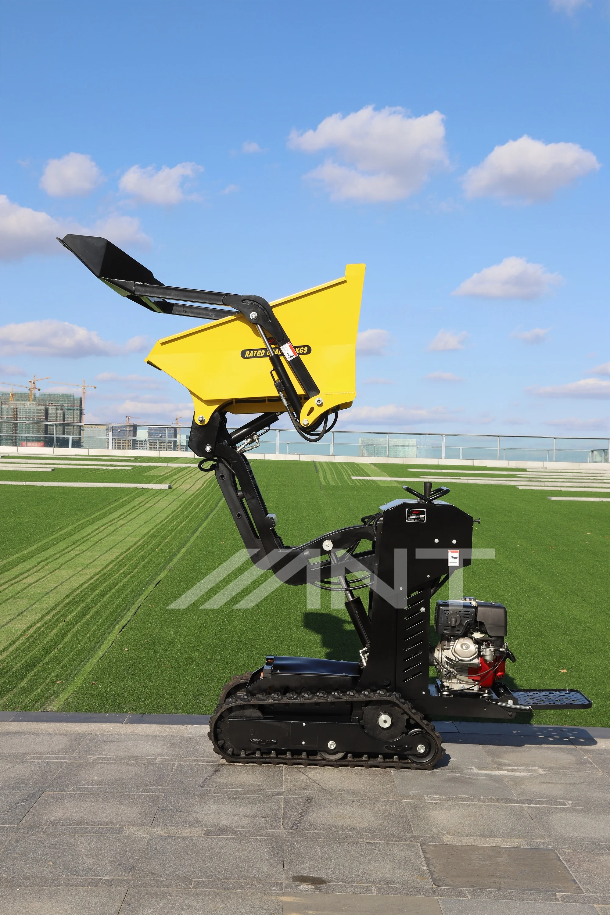 ANT BY600 Mini Dumper 600kg Multifunctional Crawler Power Barrow With Self Loading Home Use Farm Equipped Reliable Motor