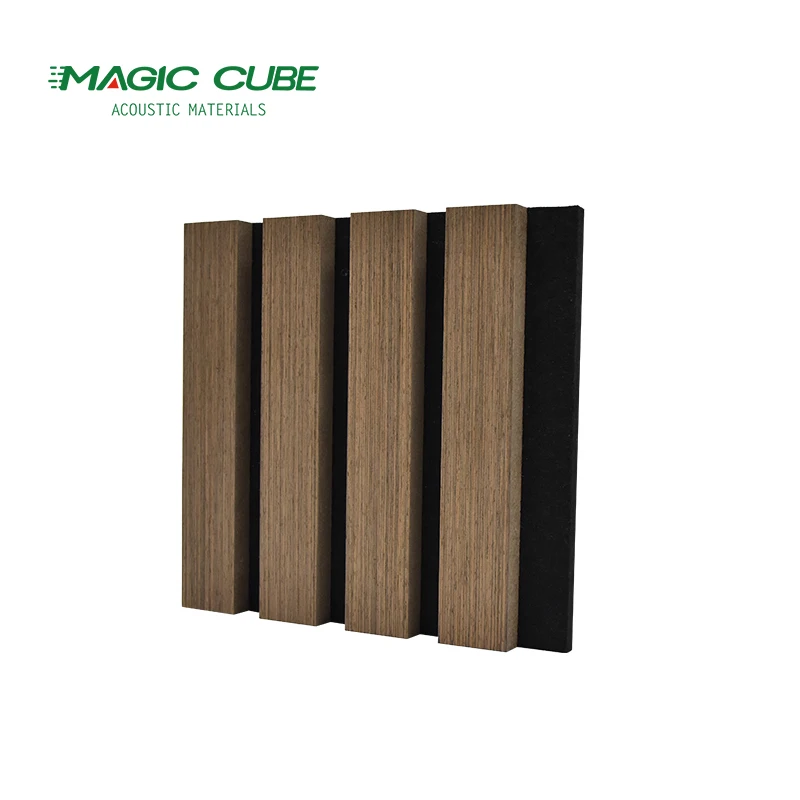 Hot selling soundproof material polyester fiber slat wall panel for wall and ceiling