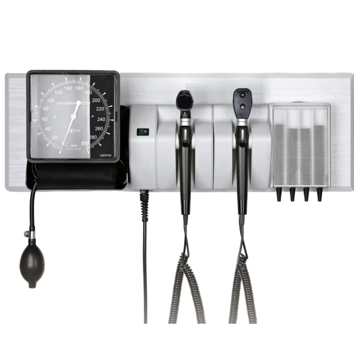 Medical wall Integrated diagnostic system mounted otoscope and ophthalmoscope set for Patients