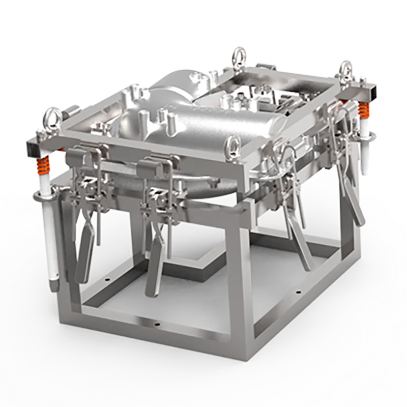 Water tank making rotating molding machine plastic forming plastic set rotomolding mold processing customization