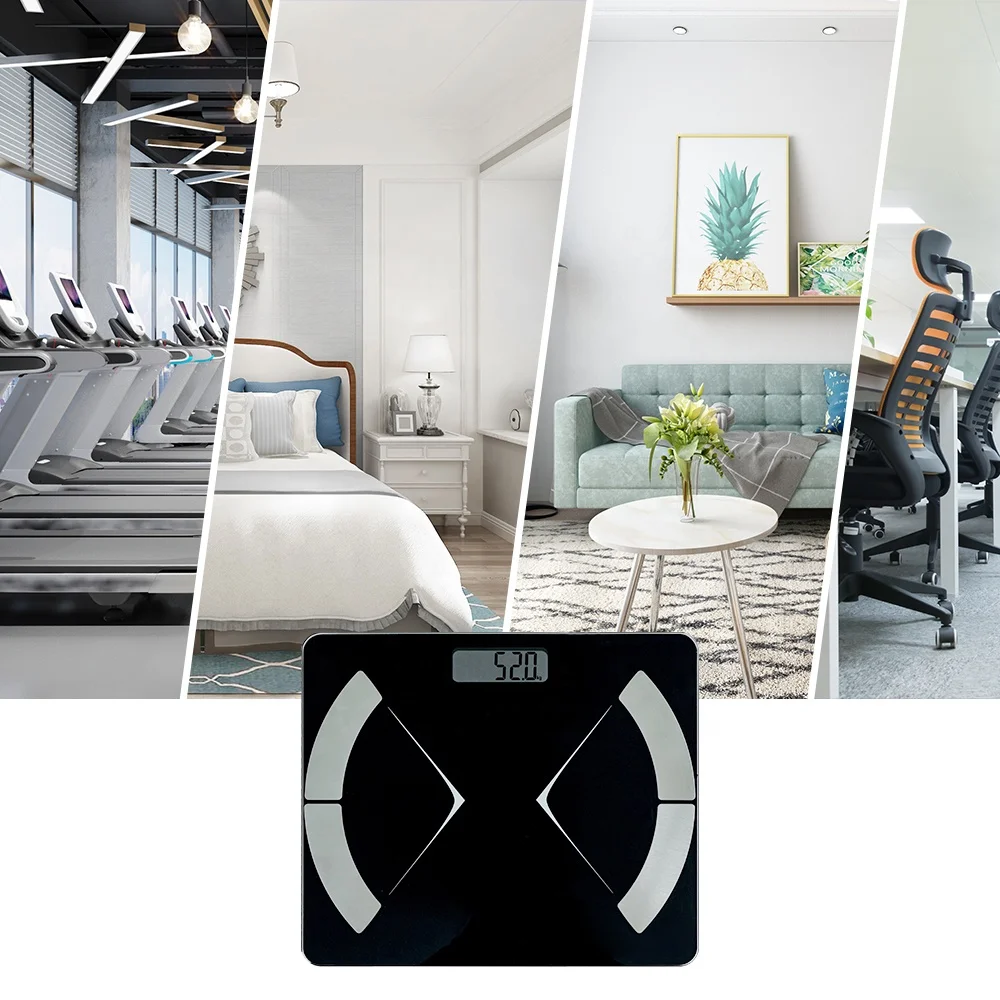 Fitness Smart 180Kg/396Lb  Personal Scale Smart Body Fat Scale Bathroom Scale