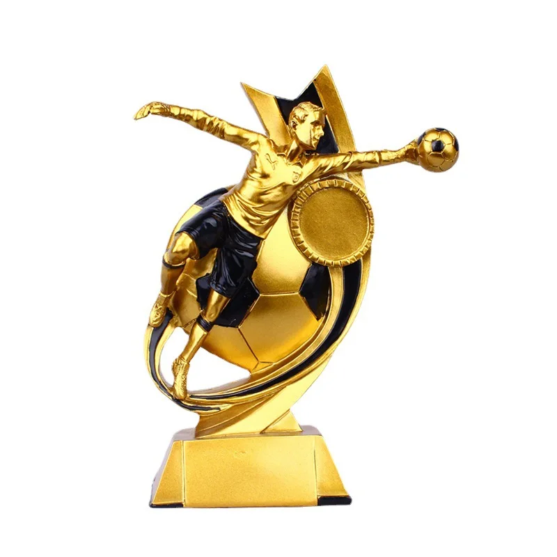 Custom Resin Crafts Soccer Trophy for Souvenir Gifts