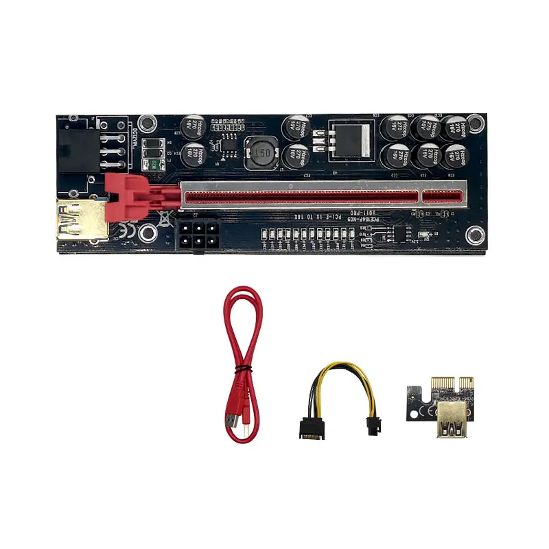 Райзер V011 010s плюс 009s pci-E1x to16x карты серверный блок питания с USB 3 0 кабель