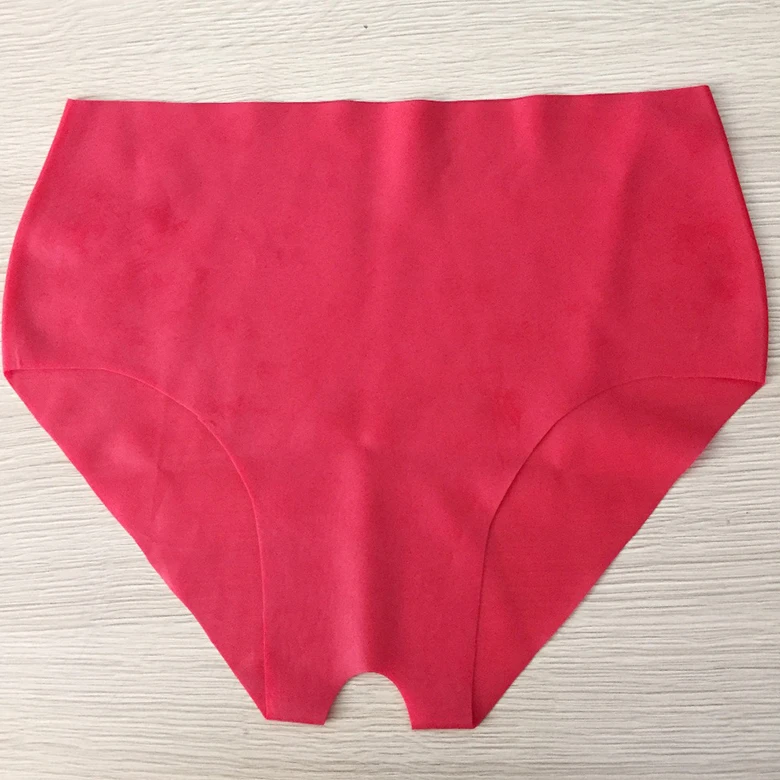 Wholesale Cheap Women Thong Sexy Costume Bedding Fetish Latex Briefs With Holes Latex Panty