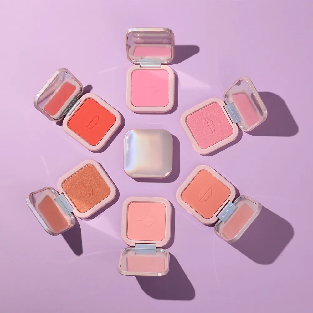 New Blush 6 colors Factory Price Makeup Palette Beauty Blush Cream Label Pink Waterproof Suit Face customer logo