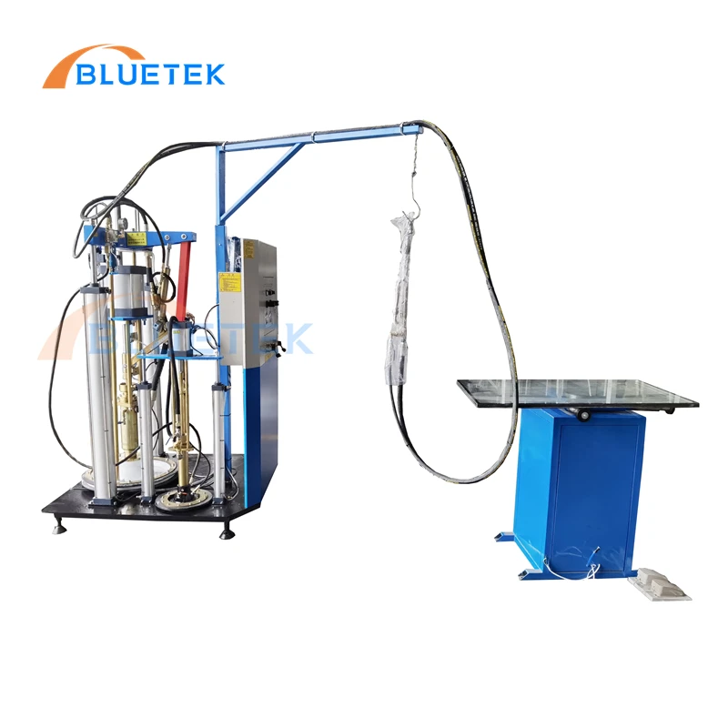 China best price insulating glass two component silicone sealant extruder extruded machine