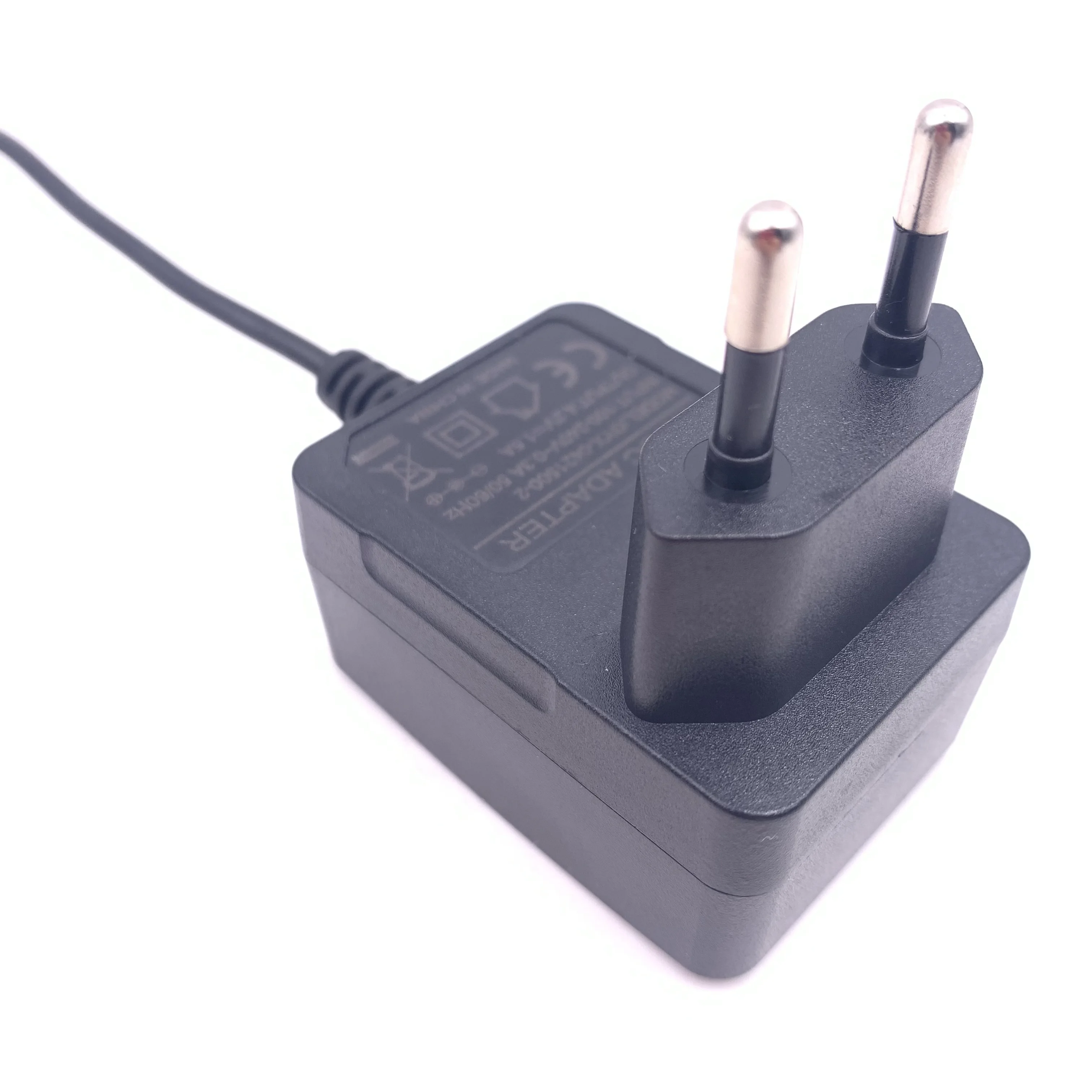 Custom Design Efficiency Level VI EU Plug AC/DC Switching Power Supply Power Adapters 12V 1A Adaptor For Sterilamp