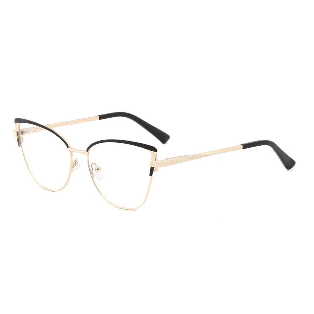 Retro Optical Metal Frames Durable Cat Eye Eyewear South America Market Popular