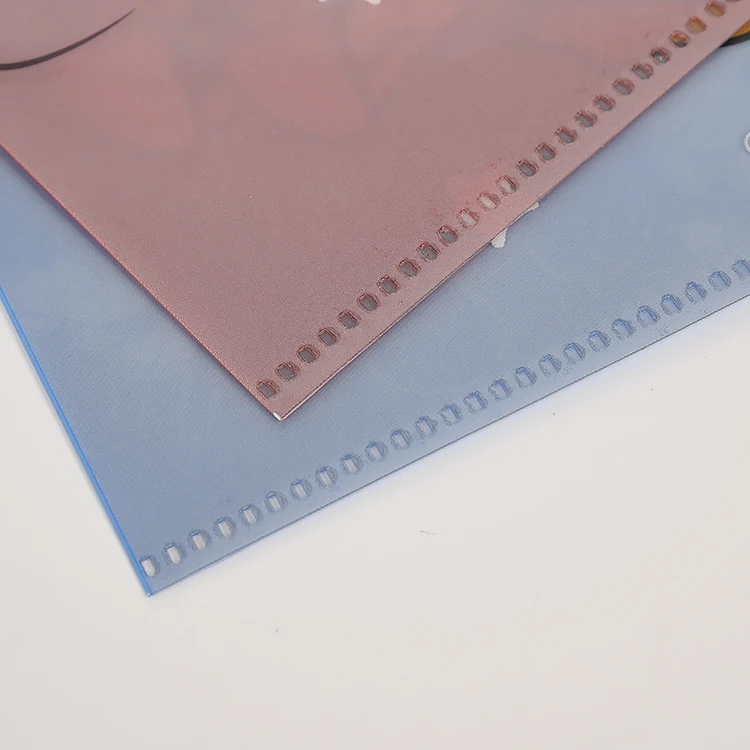  Factory Custom Print Classification L Shape plastic file presentation folder for A4 PP Bag File
