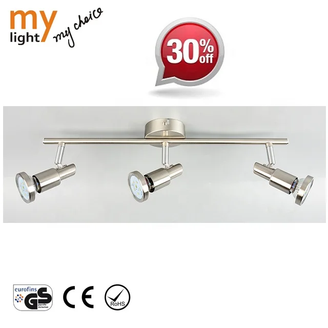 Customized 3er GU10 Bulb 3x5W led spotlight lamp for home decoration