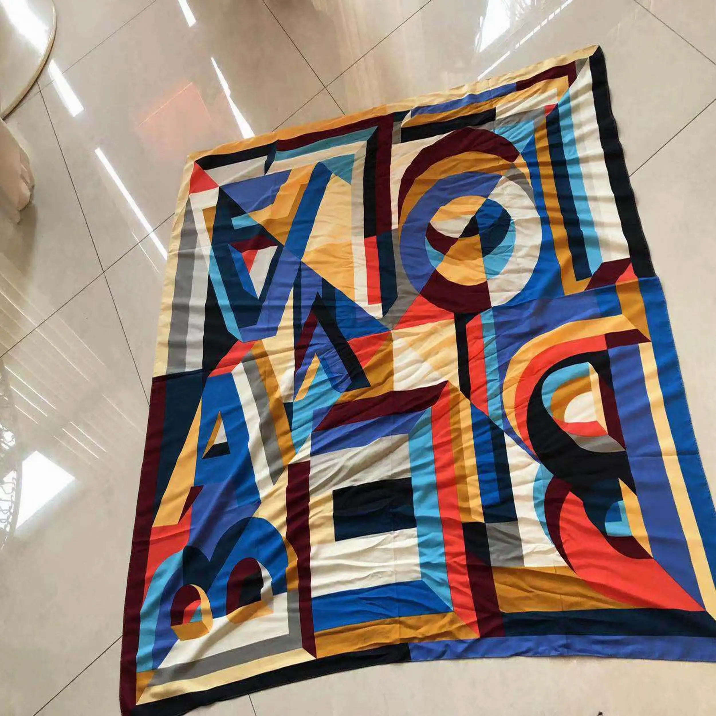 Полиэфирный шелк как саржа для сублимации/PFP белый полиэфирный шелк как саржа/полиэфирная шелковая саржа 75 г/м2 для сублимационной печати