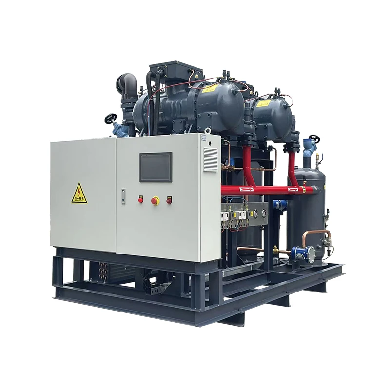 Hanbell RC2-100B R22 Screw Compressor Semi-Hermetic Refrigeration Unit with Remote Control Energy Saving for Chiller Heat Pump