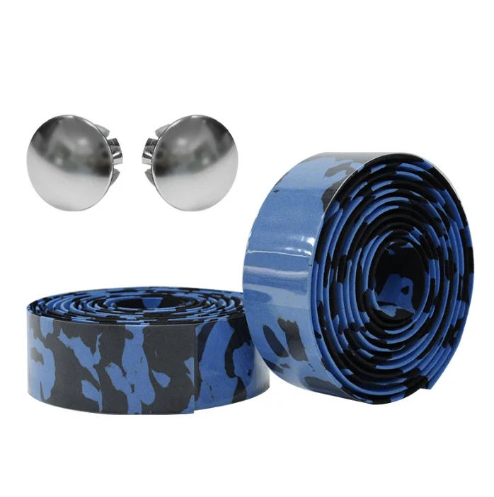 Bicycle Handlebar Anti-slip 2pcs Bike Handle Grip Tape High-density with End Plug Wear Resistant Cycling Accessories